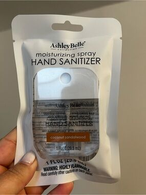 Ashley Belle Coconut Sandalwood Moisturizing Spray Hand Sanitizer